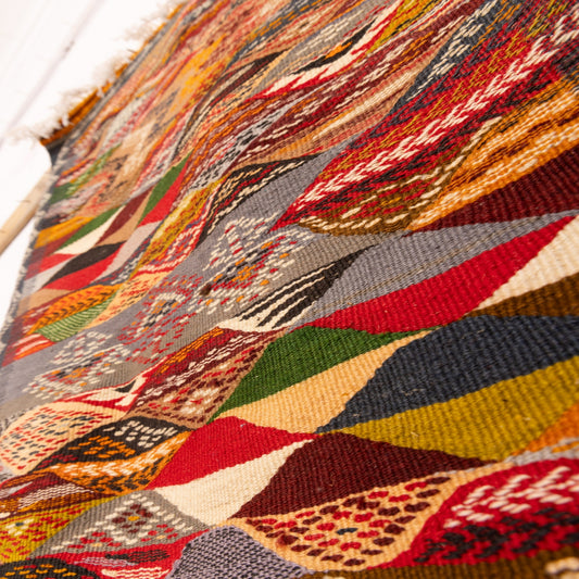 Moroccan Corridor Rug - Handwoven Runner - Modern Berber Style