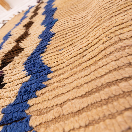 Handwoven Vintage Corridor Rug – 80% Wool, 20% Cotton – Earthy & Bold Pattern – Durable, Timeless Design