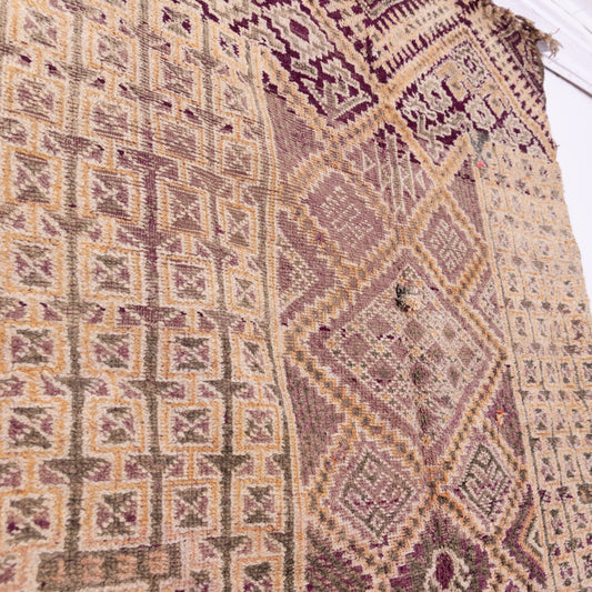 Vintage Beni Mguild Zayane Rug – 100% Wool, Handwoven Berber Rug from Morocco