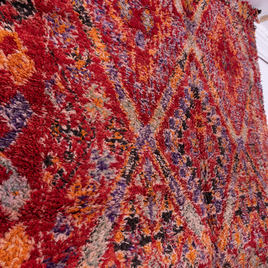 Vintage Beni Mguild Zayane Rug – 100% Wool, Handwoven Berber Rug from Morocco