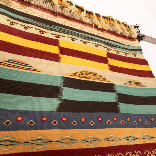 Moroccan Corridor Rug - Handwoven Runner - Modern Berber Style