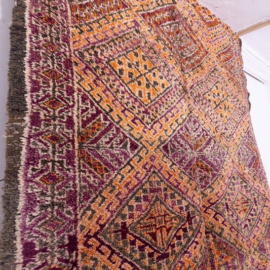 Vintage Beni Mguild Zayane Rug – 100% Wool, Handwoven Berber Rug from Morocco