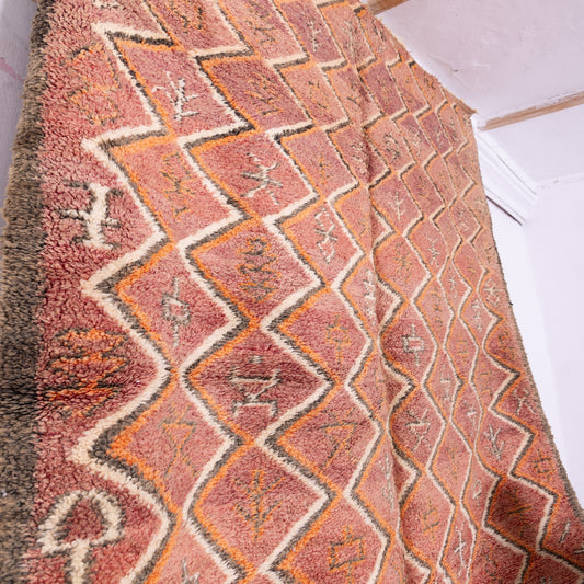 Vintage Beni Mguild Zayane Rug – 100% Wool, Handwoven Berber Rug from Morocco