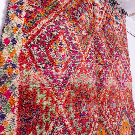 Vintage Beni Mguild Zayane Rug – 100% Wool, Handwoven Berber Rug from Morocco