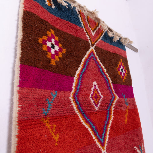 Authentic Handmade Boujad Moroccan Rug – A Timeless Piece of Berber Artistry