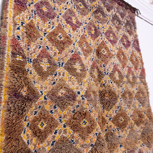 Vintage Beni Mguild Zayane Rug – 100% Wool, Handwoven Berber Rug from Morocco