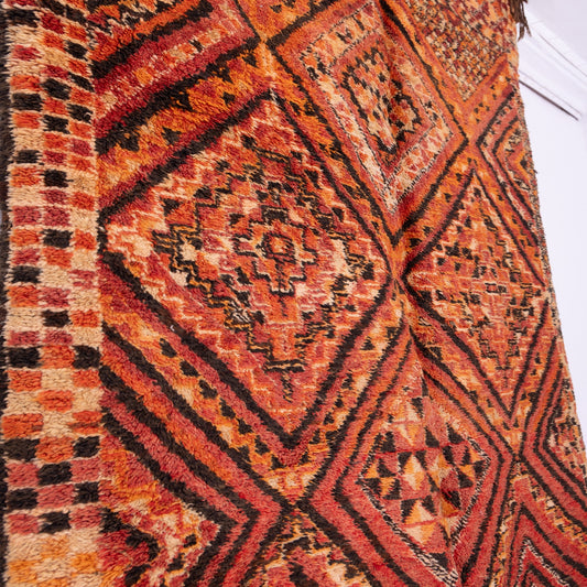 Vintage Beni Mguild Zayane Rug – 100% Wool, Handwoven Berber Rug from Morocco