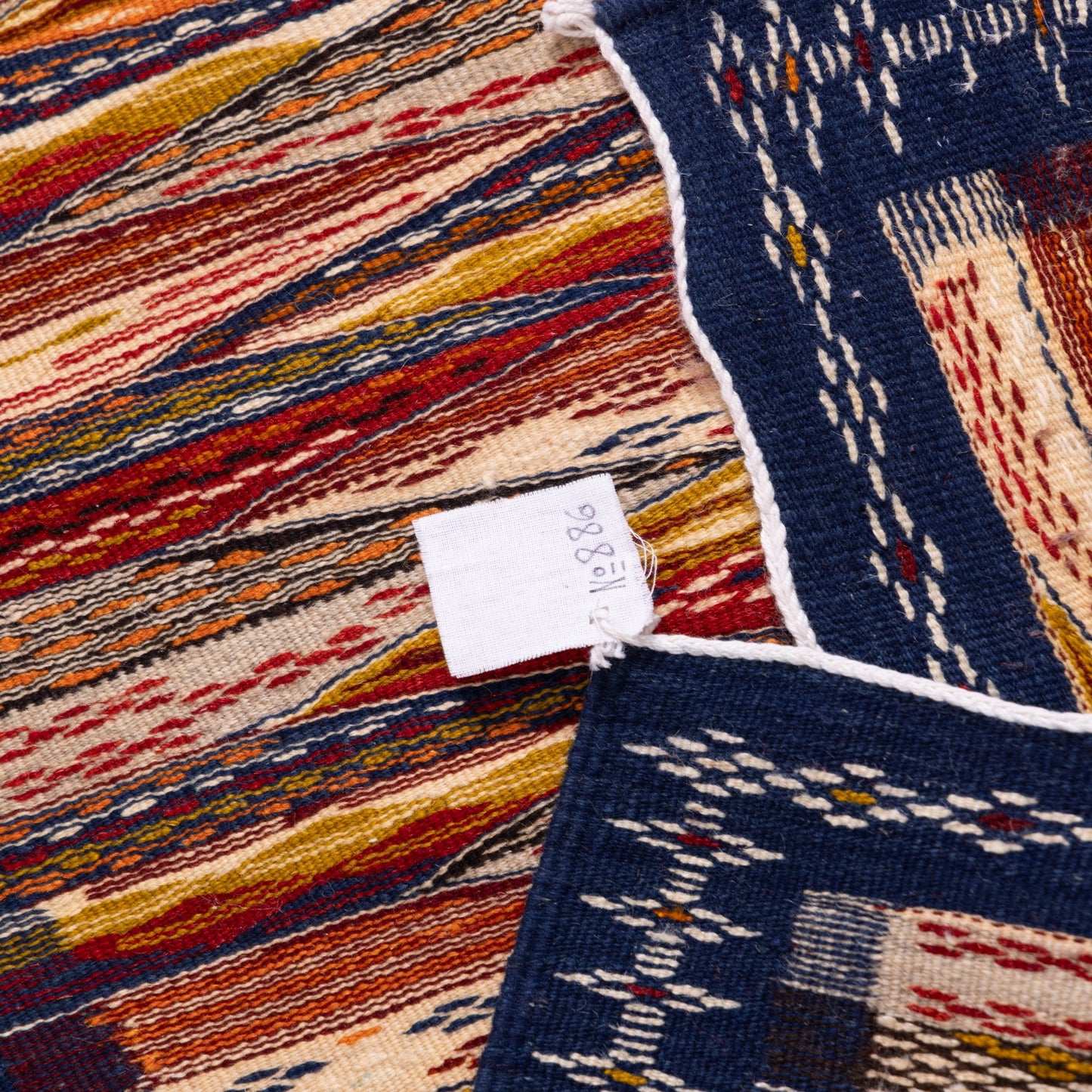 Handmade Moroccan Akhnif Rug – Authentic Berber Wool Carpet ; 7,55 ft / 3,61 ft