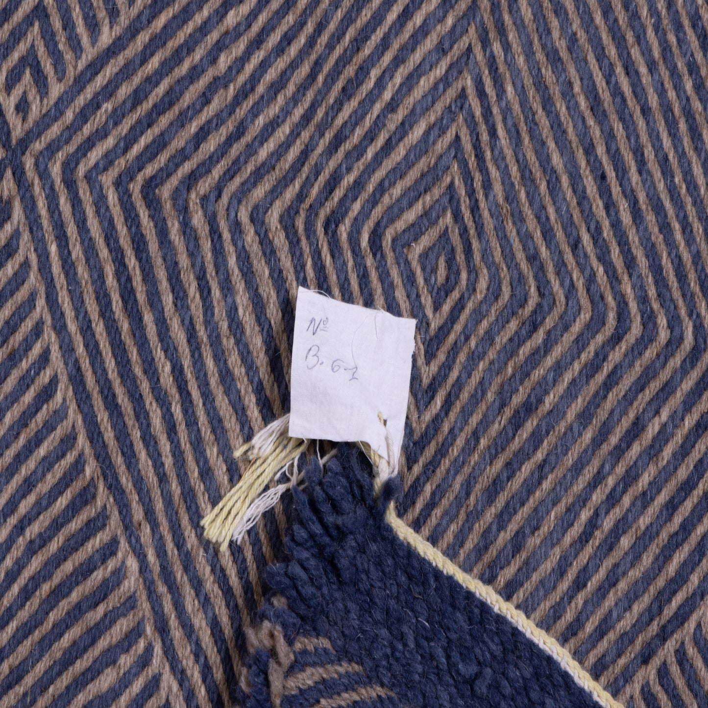 Handwoven Moroccan Akhnif Rug – Artisan Wool & Cotton Carpet ; 9,84 ft / 6,56 ft