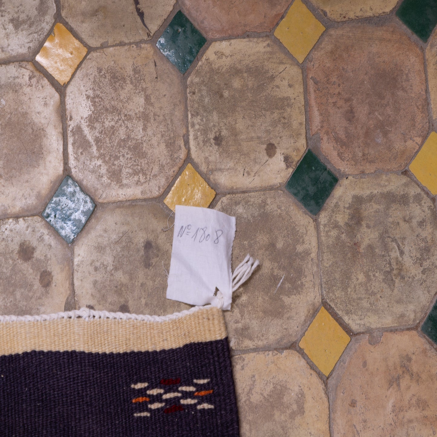 Handwoven Moroccan Akhnif Rug – Authentic Wool & Cotton Berber Carpet ; 8,53 ft / 5,25 ft