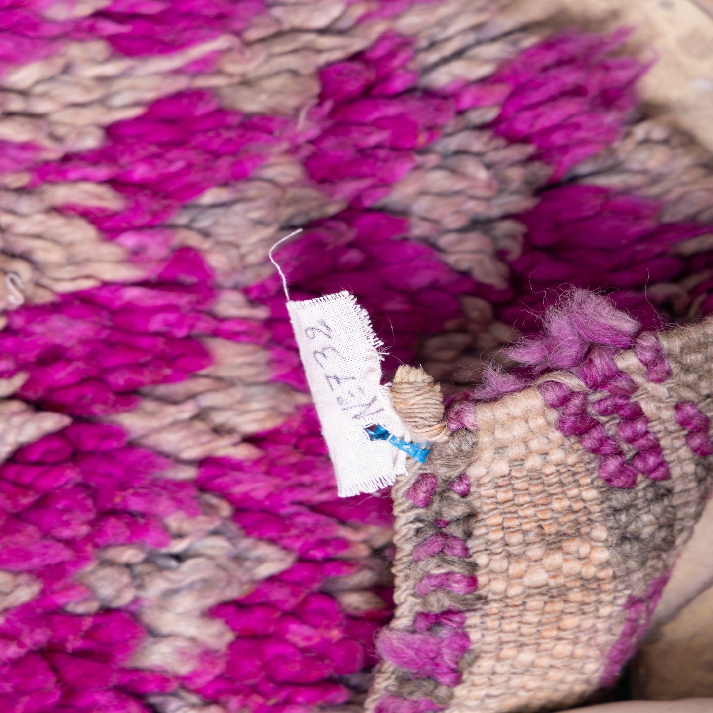 Vintage Moroccan Talsint Rug | Handwoven Wool Checkerboard Carpet ; 10,17 ft / 6,23 ft