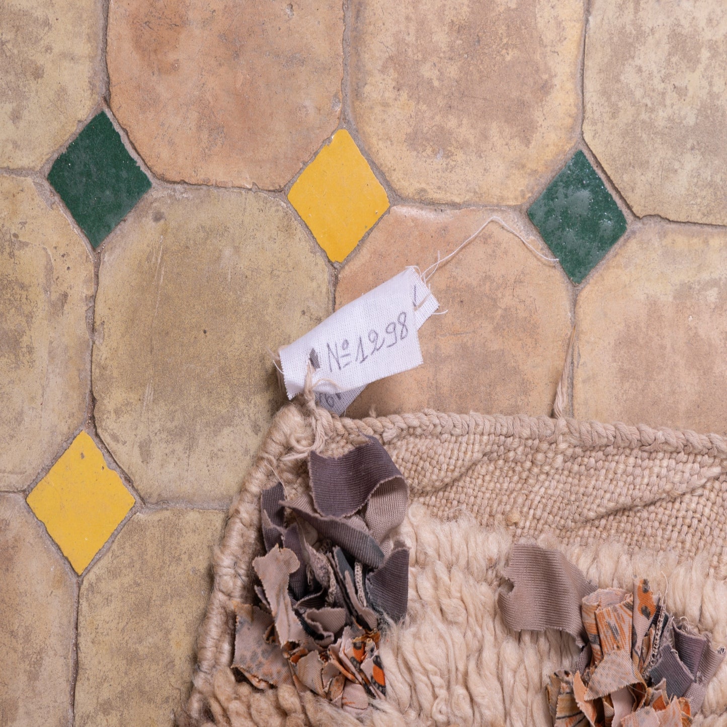 Vintage Azilal Rug - Handwoven Moroccan Wool One of a Kind Boho Statement