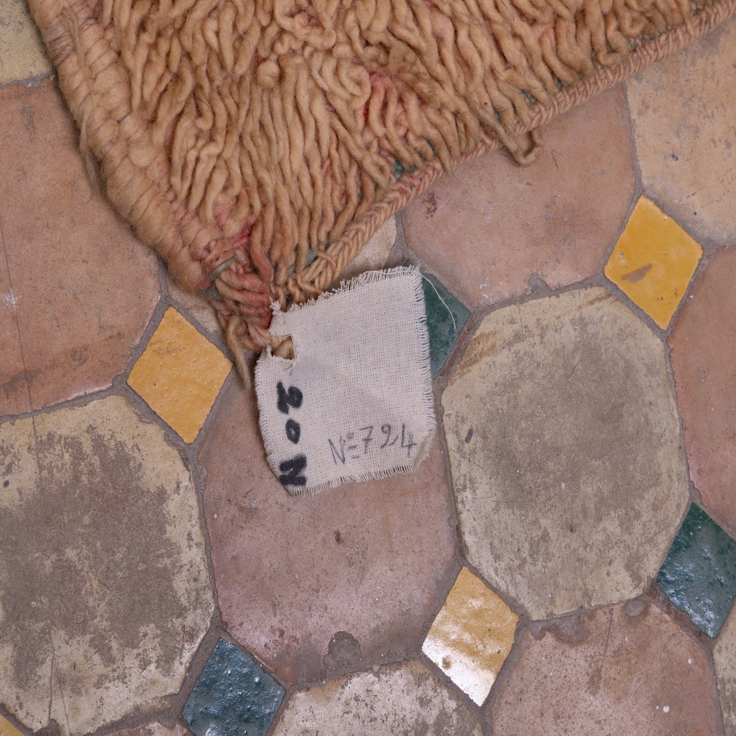 Vintage Talsint Moroccan Rug | Handwoven Wool Berber Carpet ; 10,17 ft / 4,10 ft