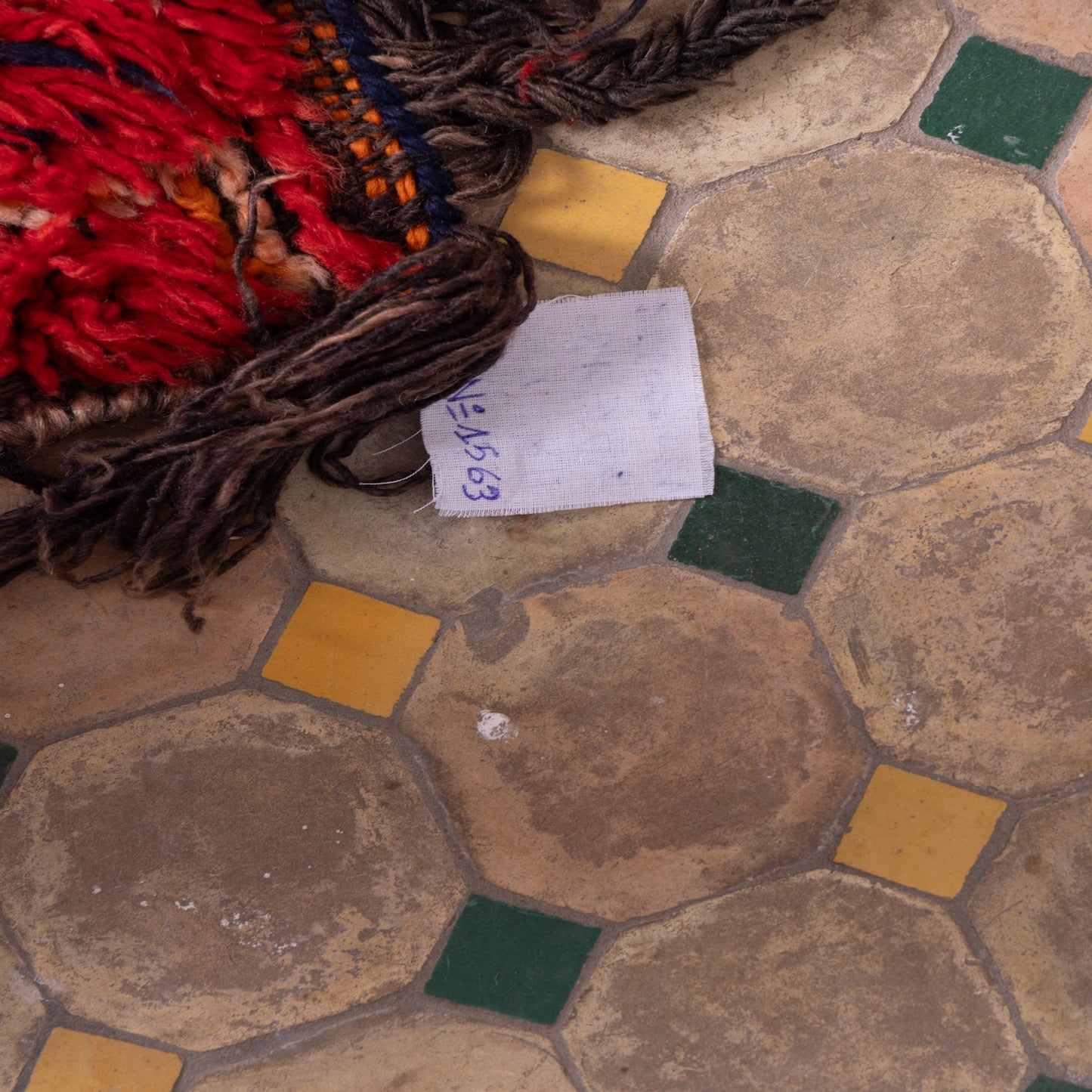 Authentic Vintage Moroccan Beni Mguild Rug – Handwoven Berber Wool Carpet
