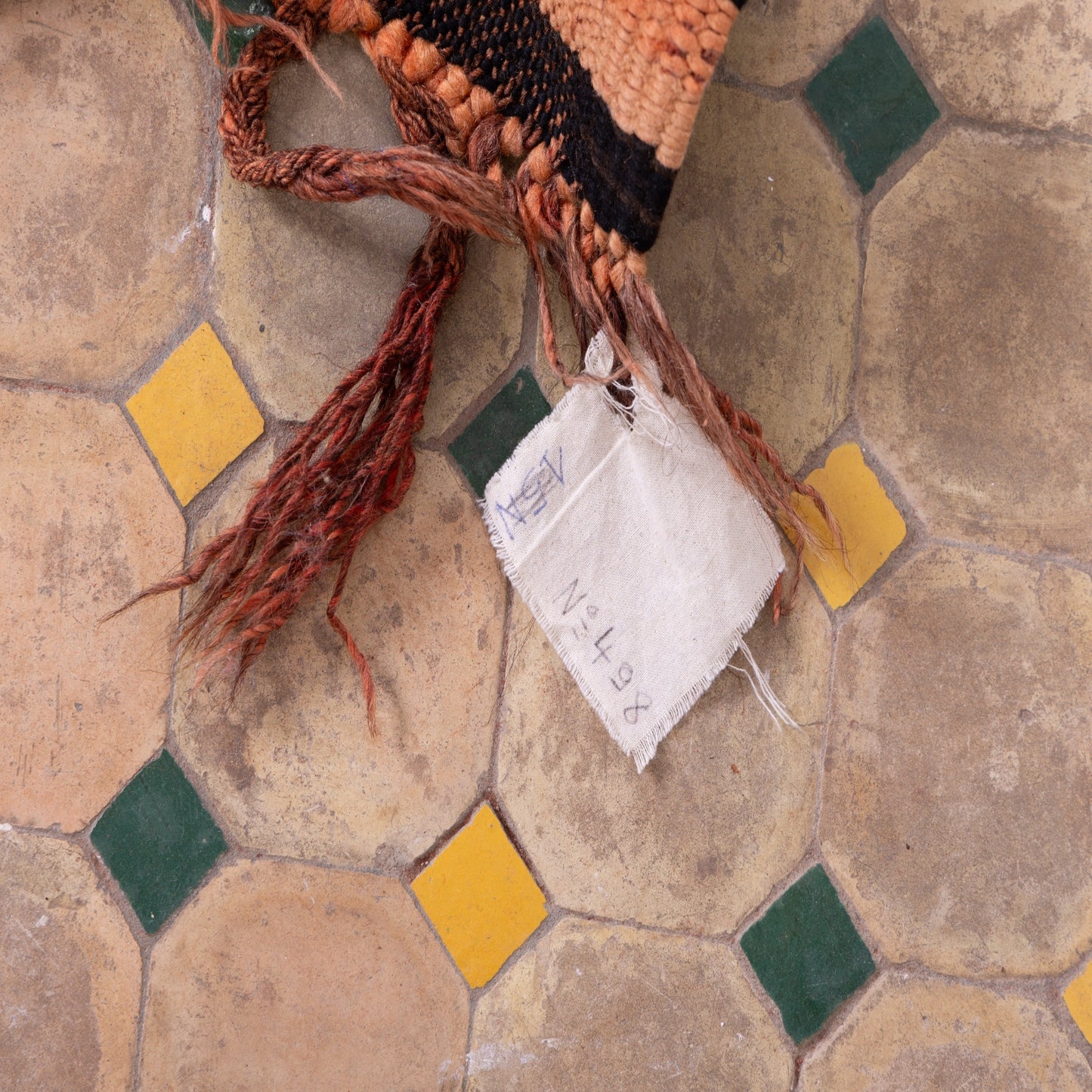 Vintage Moroccan Rehamna Rug – Handwoven Tribal Berber Carpet ; 10,83 ft / 5,58 ft