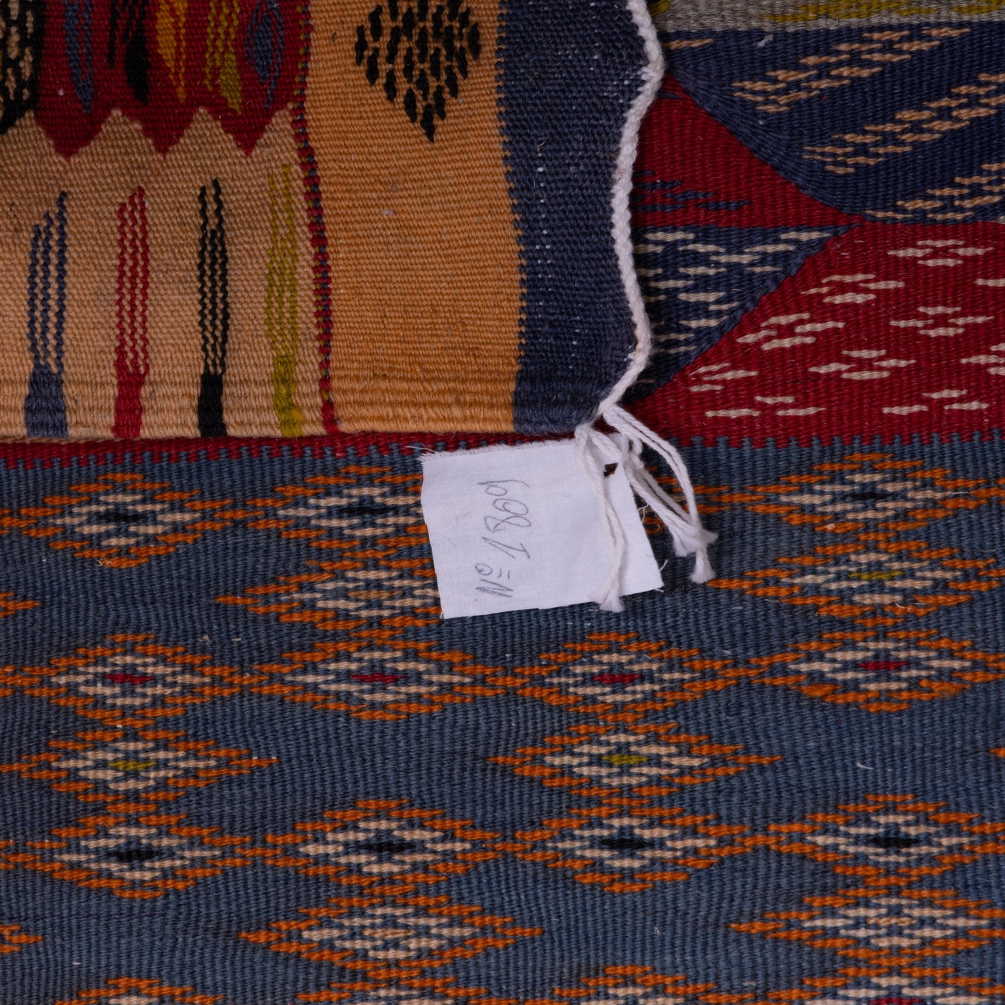 Handwoven Moroccan Akhnif Rug – Vibrant Berber Wool & Cotton Carpet ; 10,33 ft / 7,05 ft