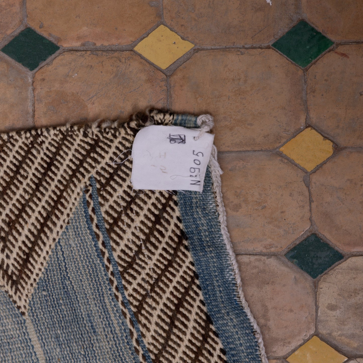 Handwoven Moroccan Akhnif Rug – Artisan Wool & Cotton Carpet ; 10,01 ft / 6,07 ft