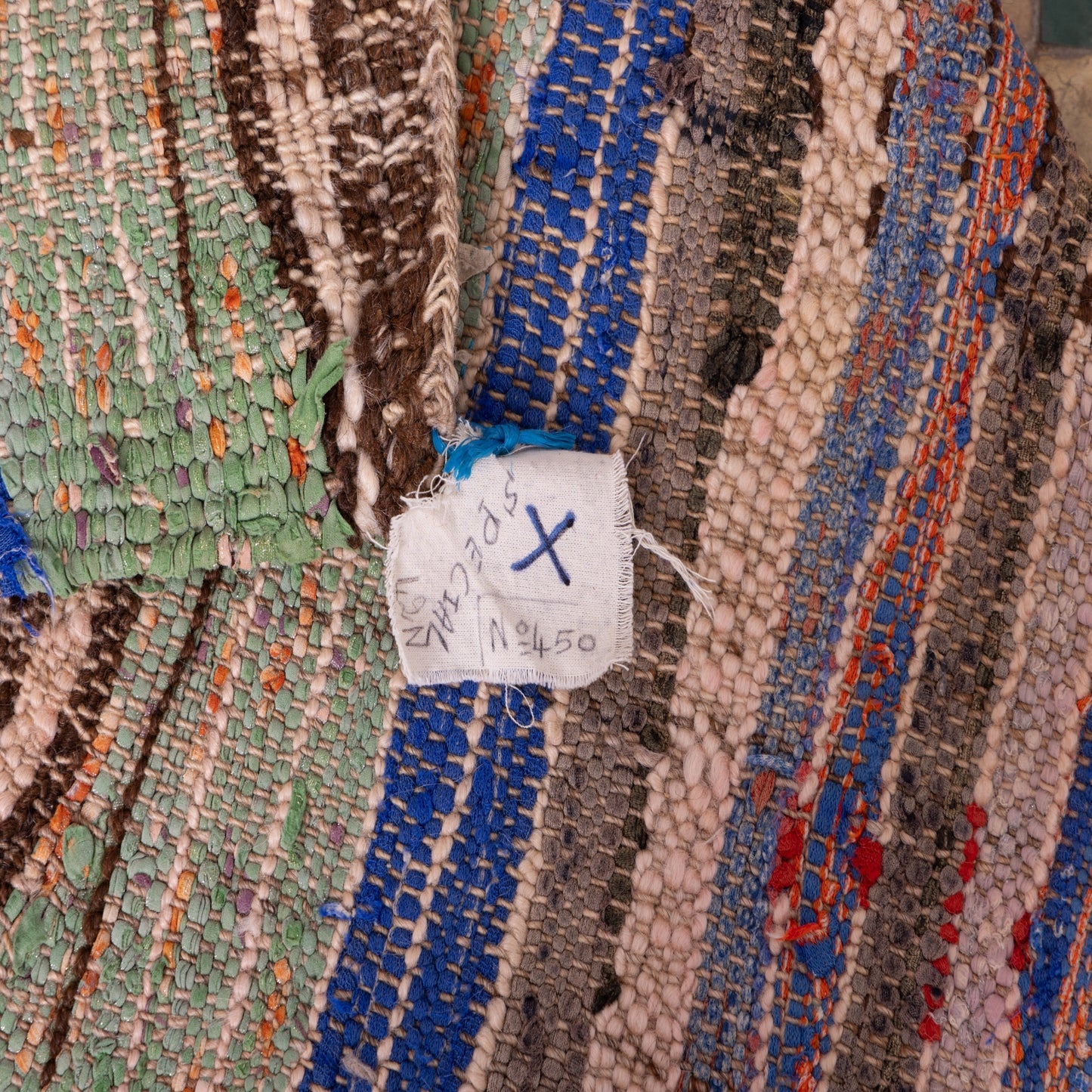 Vintage Moroccan Berber Rug – Handwoven Wool Carpet with Subtle Tribal Patterns