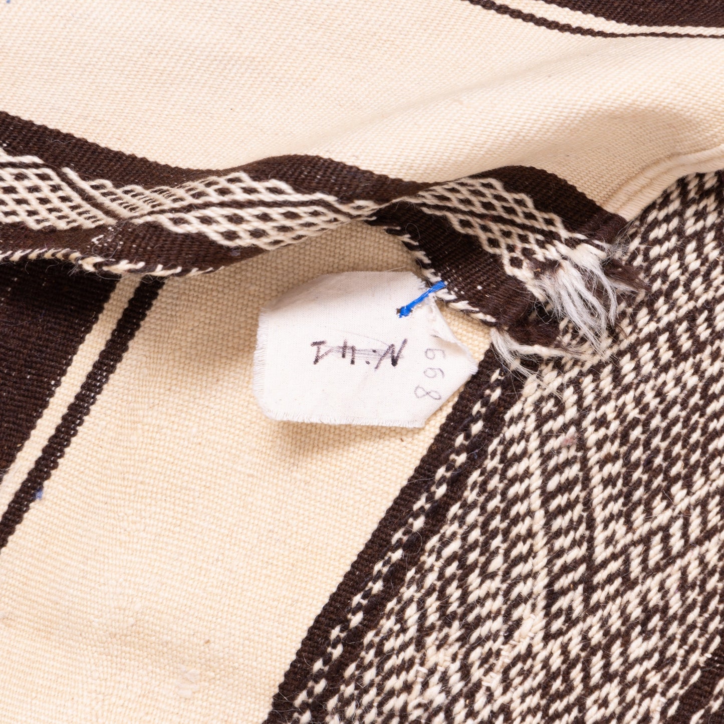 Handwoven Moroccan Akhnif Rug – Authentic Berber Wool Carpet ; 11,48 ft / 4,59 ft