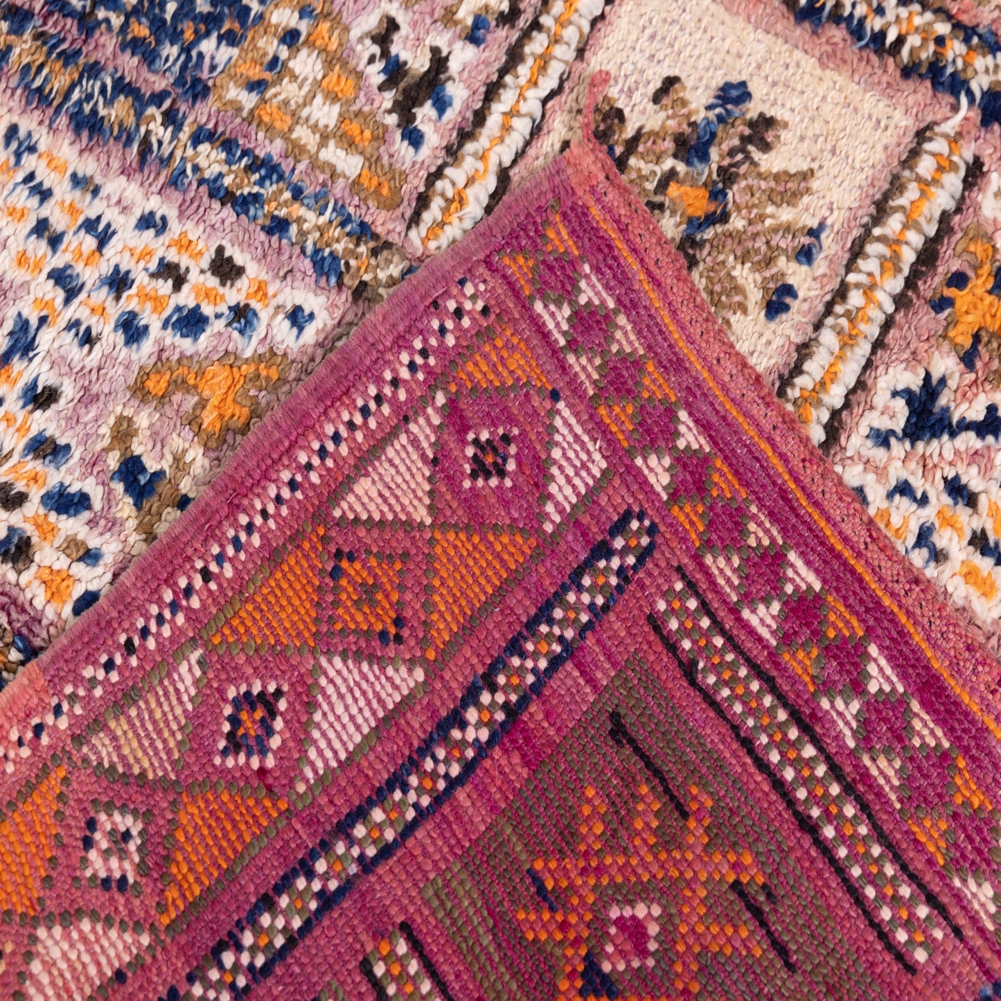 Vintage Beni Mguild Zayane Rug – 100% Wool, Handwoven Berber Rug from Morocco