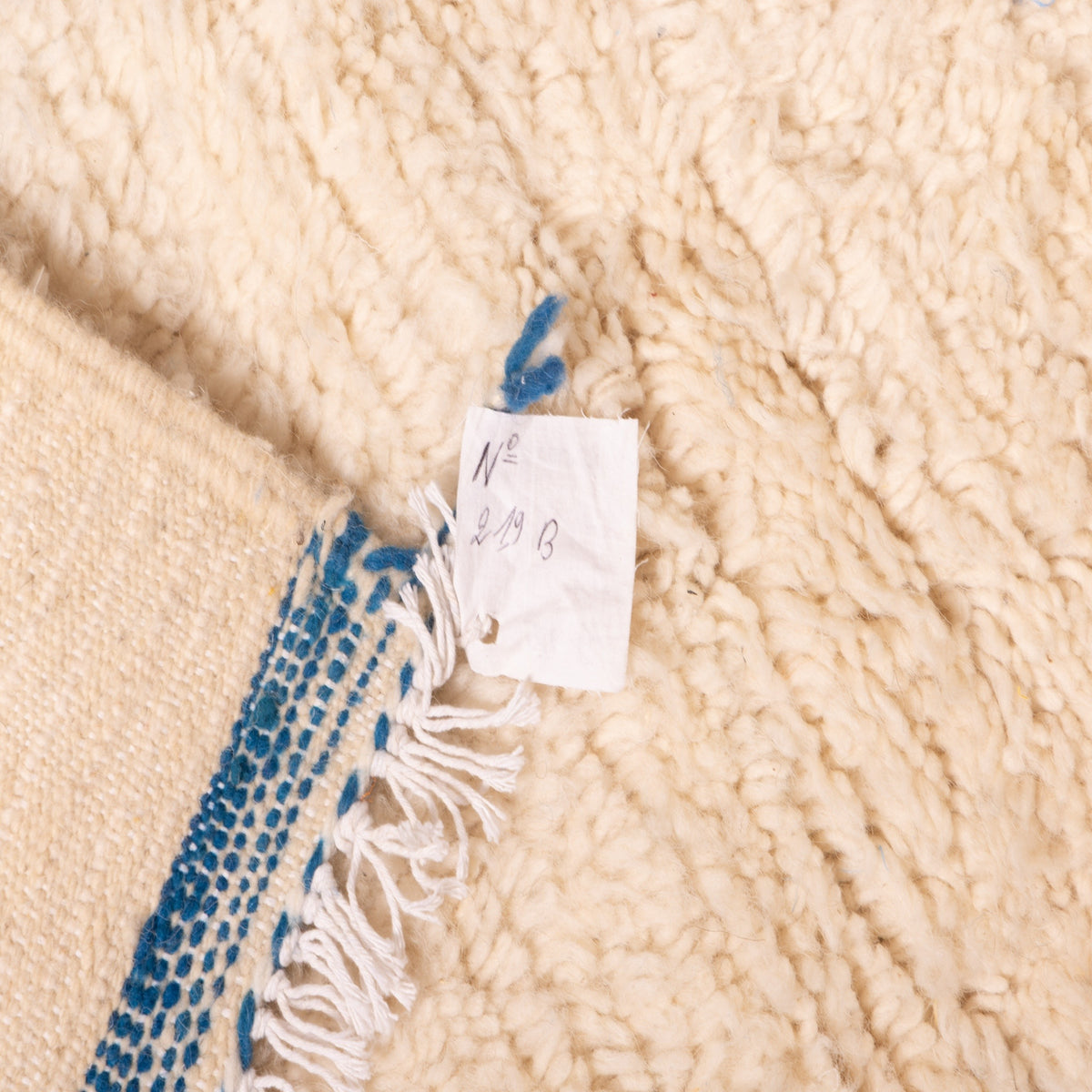 Modern Color Block Azilal Rug - 80% Wool 20% Cotton Moroccan Handwoven Carpet - Minimalist Abstract Design