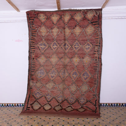 Vintage Moroccan Talsint Rug | Handwoven Berber Wool Carpet ; 12,63 ft / 6,40 ft 