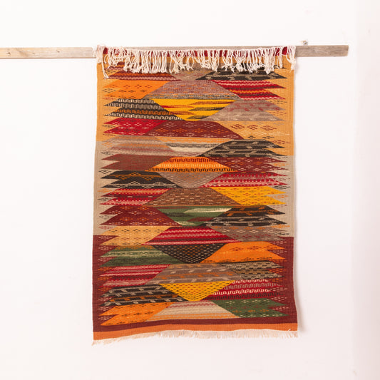 Moroccan Corridor Rug - Handwoven Runner - Modern Berber Style