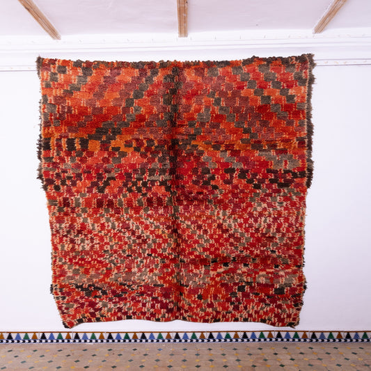 Vintage Beni Mguild Zayane Rug – 100% Wool, Handwoven Berber Rug from Morocco