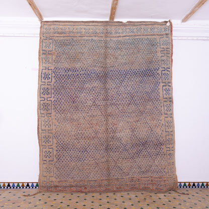 Vintage Beni Mguild Zayane Rug – 100% Wool, Handwoven Berber Rug from Morocco