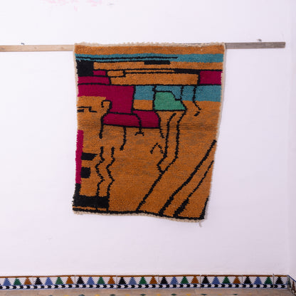 Authentic Handwoven Boujad Moroccan Rug – A Fusion of Art and Tradition