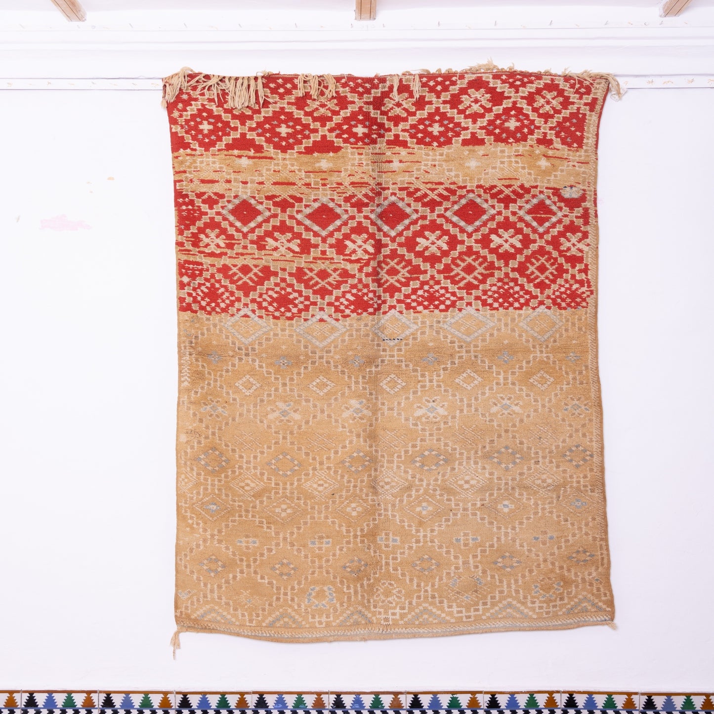 Vintage Beni Mguild Zayane Rug – Authentic Moroccan Wool Carpet