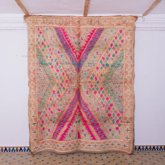 Vintage Beni Mguild Zayane Rug – 100% Wool, Handwoven Berber Rug from Morocco