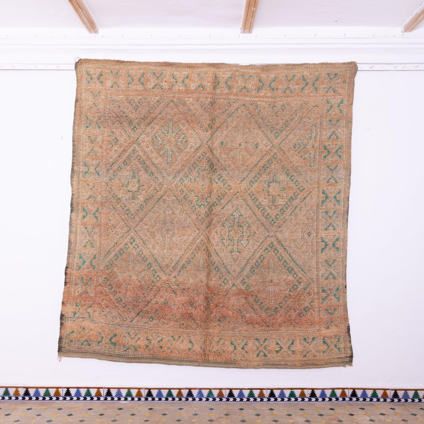 Vintage Beni Mguild Zayane Rug – 100% Wool, Handwoven Berber Rug from Morocco