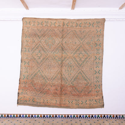 Vintage Beni Mguild Zayane Rug – 100% Wool, Handwoven Berber Rug from Morocco