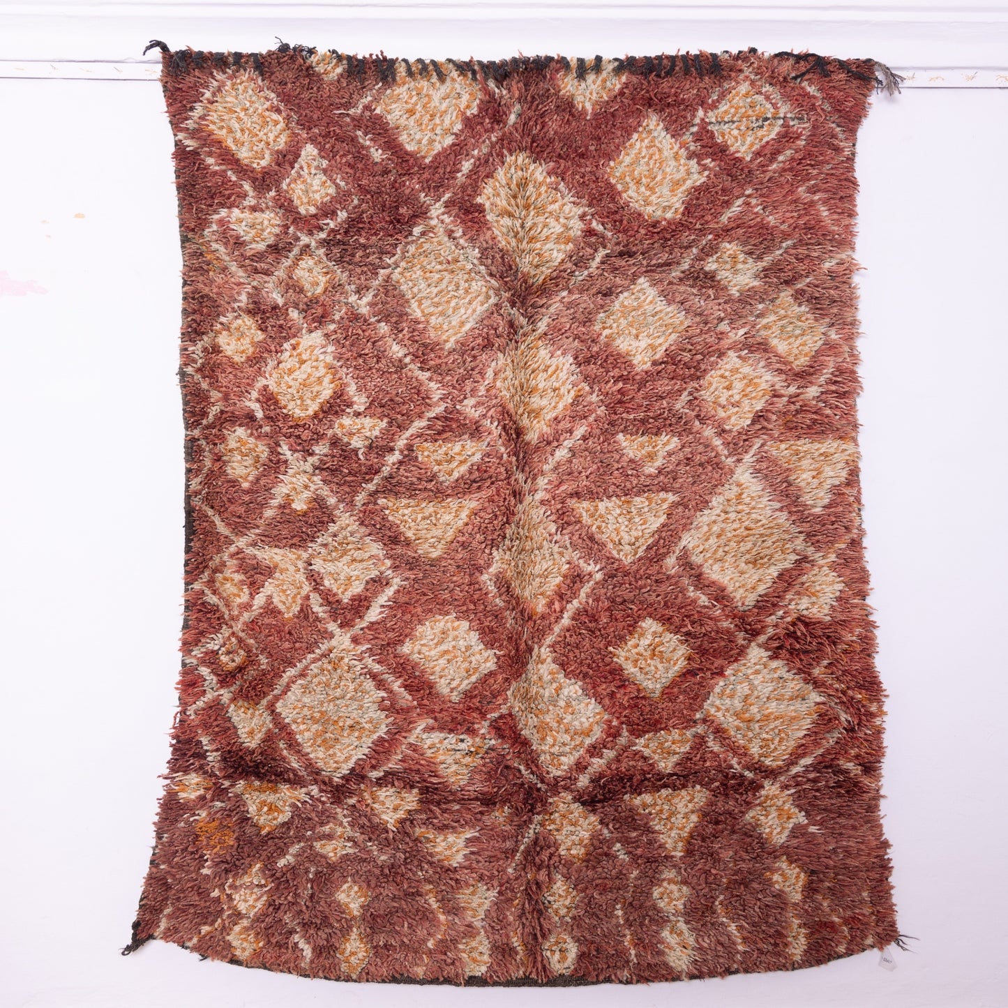 Vintage Beni Mguild Rug – Handwoven Moroccan Wool Carpet
