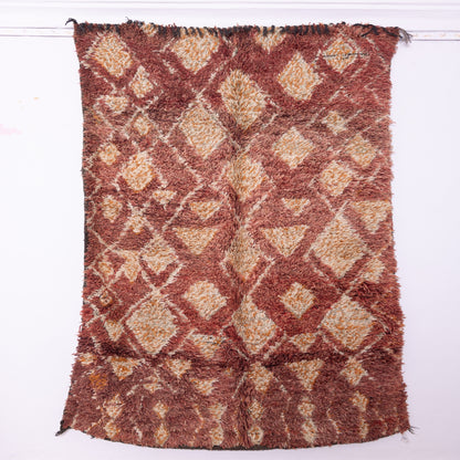 Vintage Beni Mguild Rug – Handwoven Moroccan Wool Carpet