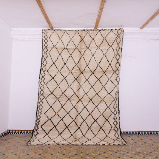 Authentic Moroccan Beni Ourain Rug – Handwoven Berber Wool Carpet