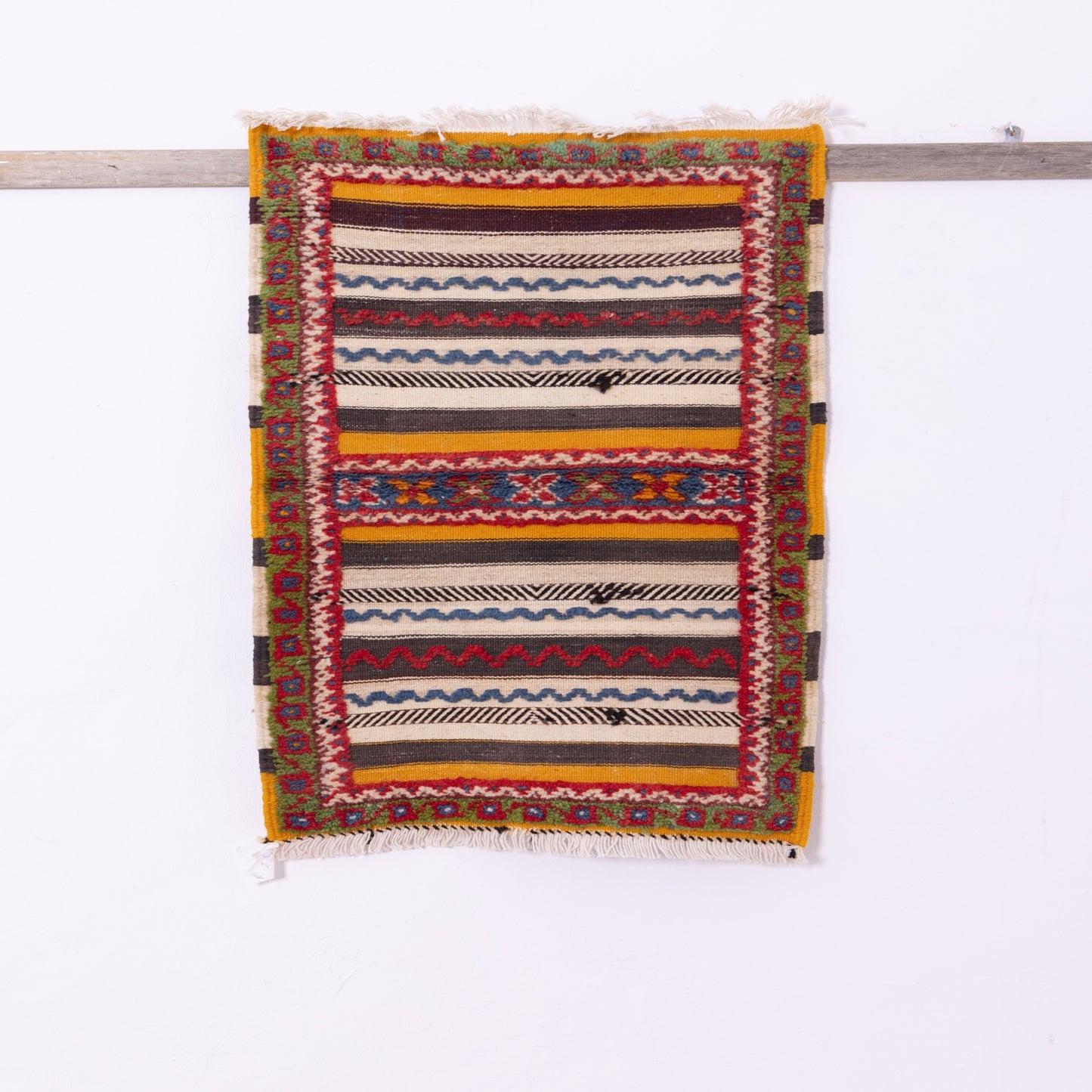 Authentic Moroccan Akhnif Rug – Amazigh Berber Handwoven Flatweave ; 3,28 ft / 1,97 ft