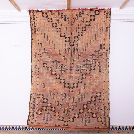 Vintage Beni Mguild Zayane Rug – 100% Wool, Handwoven Berber Rug from Morocco