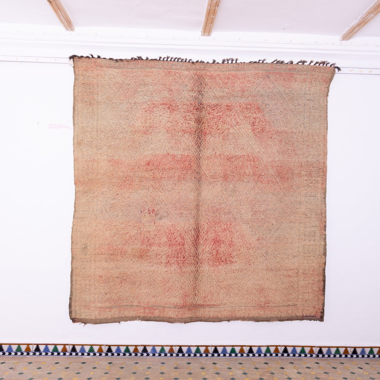 Vintage Beni Mguild Zayane Rug – 100% Wool, Handwoven Berber Rug from Morocco