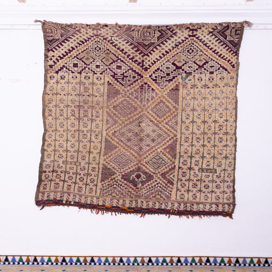 Vintage Beni Mguild Zayane Rug – 100% Wool, Handwoven Berber Rug from Morocco