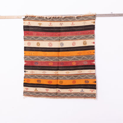 Handwoven Moroccan Akhnif Rug – Authentic Berber Wool Carpet ; 4,76 ft / 3,28 ft