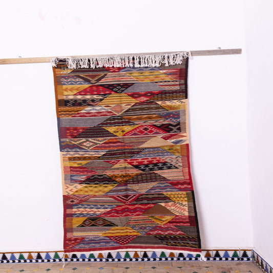 Handwoven Moroccan Akhnif Rug – A Unique Berber Masterpiece
