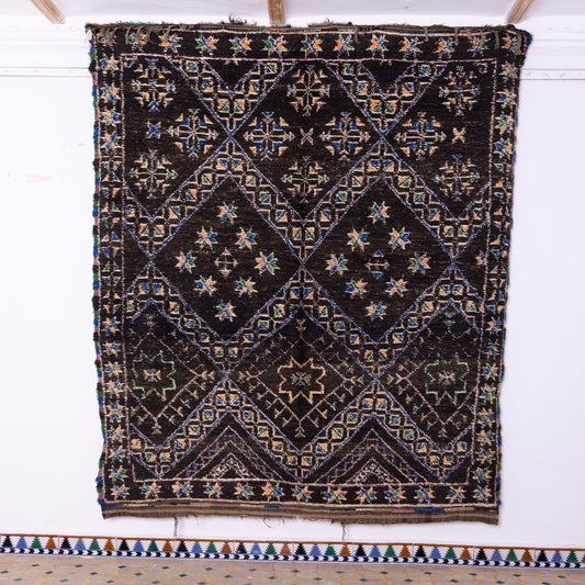 Vintage Beni Mguild Zayane Rug – 100% Wool, Handwoven Berber Rug from Morocco