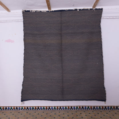 Handwoven Moroccan Akhnif Rug – Artisan Wool & Cotton Carpet ; 9,84 ft / 6,56 ft