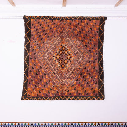 Vintage Moroccan Beni Mguild Rug – Handwoven Wool Berber Carpet