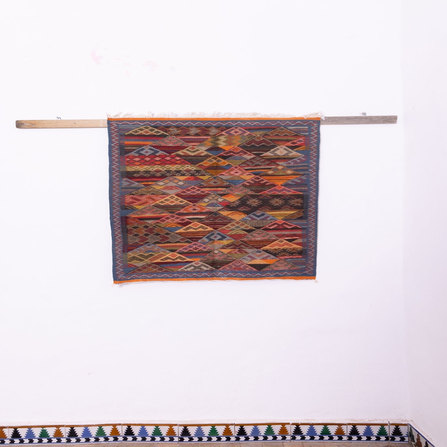 Authentic Handwoven Akhnif Rug – Moroccan Berber Elegance ; 3,44 ft  / 3,28 ft1.5