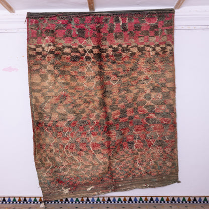 Vintage Moroccan Talsint Rug | Handwoven Berber Wool Carpet ; 10,33 ft / 6,40 ft