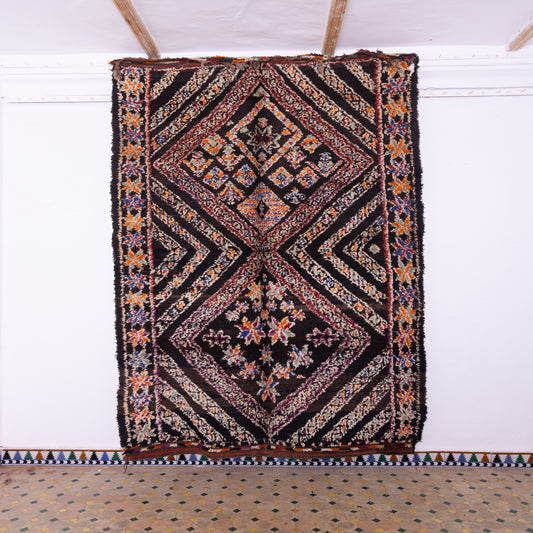 Vintage Beni Mguild Zayane Rug – 100% Wool, Handwoven Berber Rug from Morocco