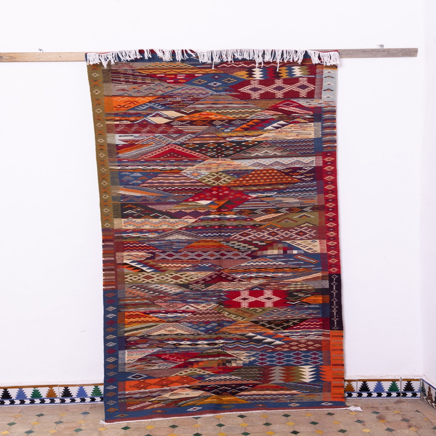 Authentic Moroccan Akhnif Rug – A Handwoven Berber Treasure ; 7,22 ft / 3,61 ft